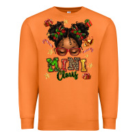 Carrot mini claus messy bun Premium Sweatshirt - texasbilliewilder