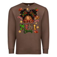 Chestnut mini claus messy bun Premium Sweatshirt - texasbilliewilder