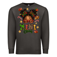 Smoke mini claus messy bun Premium Sweatshirt - texasbilliewilder