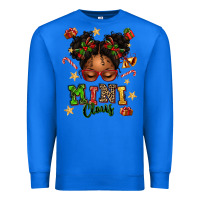 True Royal mini claus messy bun Premium Sweatshirt - texasbilliewilder