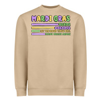 Mushroom mardi gras beads Heavyweight Sweatshirt - MaliasSmallBusiness