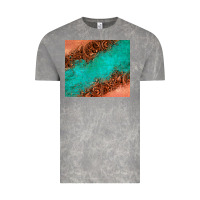 Cloud Rock leather turquoise glitter tumbler Vintage Tee - Jasminsmagicworld