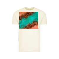 Vintage Arctic leather turquoise glitter tumbler Vintage Tee - Jasminsmagicworld