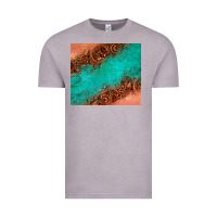 Vintage Zinc leather turquoise glitter tumbler Vintage Tee - Jasminsmagicworld