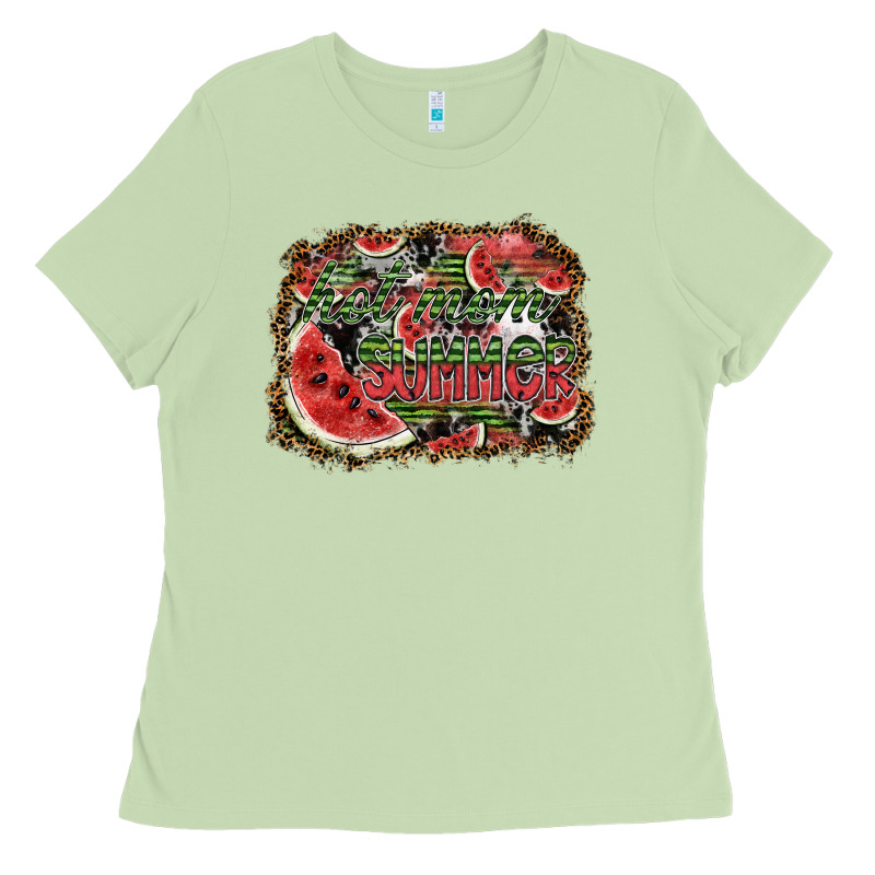 Hot Mom Summer Ladies Tee by SublimationCraftShop | Teevron