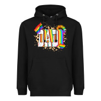 Black Dad Pride Heavyweight Hoodie - NancyCooperArtShop