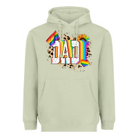 Matcha Dad Pride Heavyweight Hoodie - NancyCooperArtShop