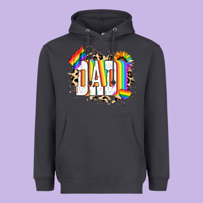 Dad Pride Heavyweight Hoodie Designed By Nancycooperartshop
