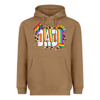Toasted Coconut Dad Pride Heavyweight Hoodie - NancyCooperArtShop