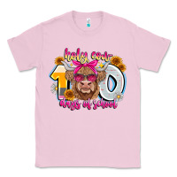 Bubblegum Pink Holy Cow 100 Days Of School Classic Tee - CowhideDigitalArt