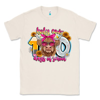 Natural Holy Cow 100 Days Of School Classic Tee - CowhideDigitalArt