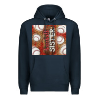 Navy baseball sister Premium Hoodie - TumblerDesignByShophia