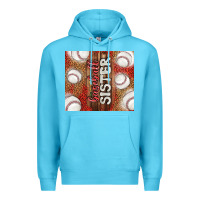Ocean Blue baseball sister Premium Hoodie - TumblerDesignByShophia