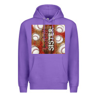 Purple baseball sister Premium Hoodie - TumblerDesignByShophia