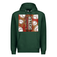 Sports Green baseball sister Premium Hoodie - TumblerDesignByShophia