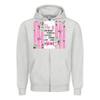Dove Grey mother's day inspirational quotes Zipper Hoodie - Artiststas