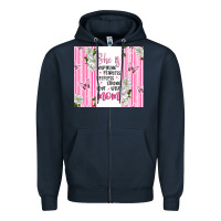 Navy mother's day inspirational quotes Zipper Hoodie - Artiststas
