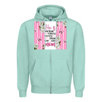 Seafoam mother's day inspirational quotes Zipper Hoodie - Artiststas
