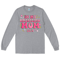 Heather Grey in my wrestling mom era Long Sleeve Tee - MaliasSmallBusiness