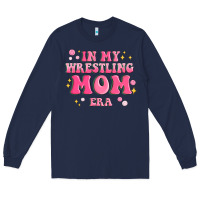 Navy in my wrestling mom era Long Sleeve Tee - MaliasSmallBusiness