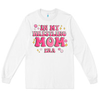White in my wrestling mom era Long Sleeve Tee - MaliasSmallBusiness