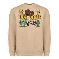 100 Days Y'all Heavyweight Sweatshirt | Teevron