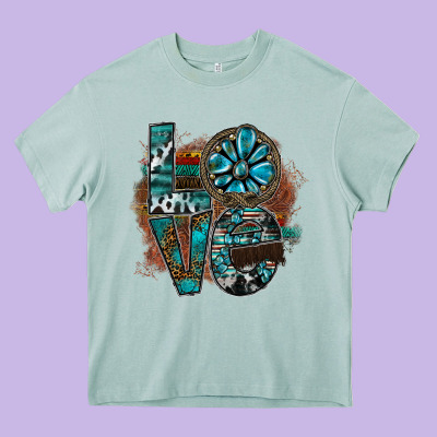 Love Heavy Core Tee Designed By Sublimationcraftshop