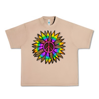 Peace Hippie Sunflower Urban Heavy Tee | Teevron