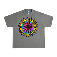 Tornado Peace Hippie Sunflower Urban Heavy Tee - Jasminsmagicworld