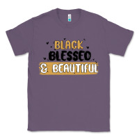 Lavender black blessed & beautiful Classic Tee - MaliasSmallBusiness