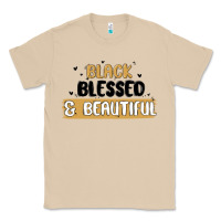 Mushroom black blessed & beautiful Classic Tee - MaliasSmallBusiness