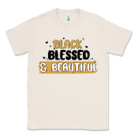 Natural black blessed & beautiful Classic Tee - MaliasSmallBusiness