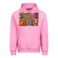 Fuchsia Pink Grateful Thanksgiving Urban Hoodie - FaDigitalArtStudio