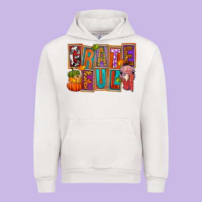 Grateful Thanksgiving Urban Hoodie Designed By Fadigitalartstudio