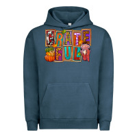 Pigment Midnight Navy Grateful Thanksgiving Urban Hoodie - FaDigitalArtStudio
