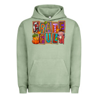 Pigment Oil Green Grateful Thanksgiving Urban Hoodie - FaDigitalArtStudio