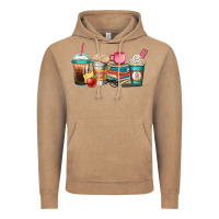 Vintage Coffee teacher fuel coffee cups Vintage Hoodie - Jasminsmagicworld