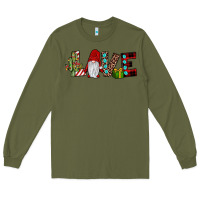 Army Green love gnome Long Sleeve Tee - JahusDesignShop
