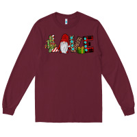 Burgundy love gnome Long Sleeve Tee - JahusDesignShop