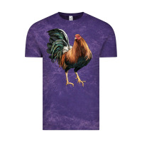 Cloud Purple American Game Rooster Vintage Tee - LillyAllenDesigns