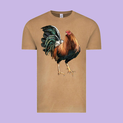 American Game Rooster Vintage Tee Designed By Lillyallendesigns