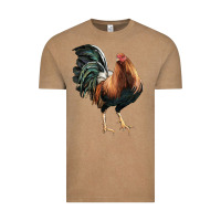 Vintage Coffee American Game Rooster Vintage Tee - LillyAllenDesigns