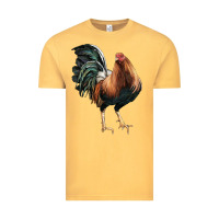 Vintage Mustard American Game Rooster Vintage Tee - LillyAllenDesigns