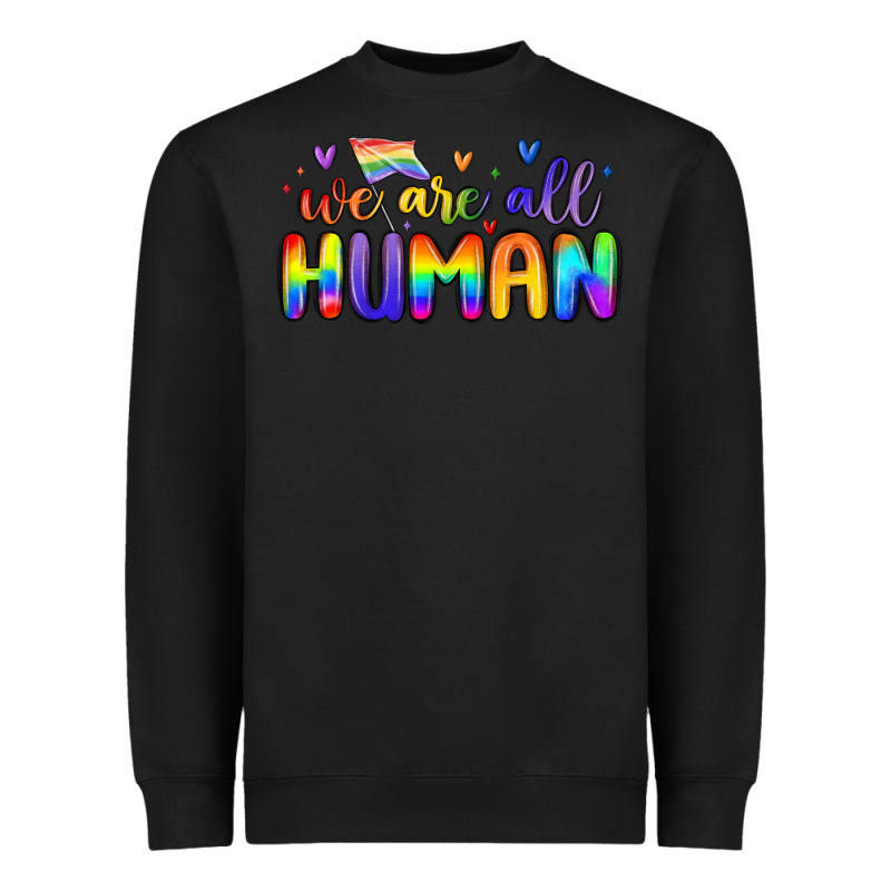 We Are All Human Heavyweight Sweatshirt by MaliasSmallBusiness | Teevron