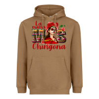 Toasted Coconut La mama mos Chingona Heavyweight Hoodie - NancyCooperArtShop