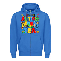 True Royal in my autism mom era Zipper Hoodie - Artiststas
