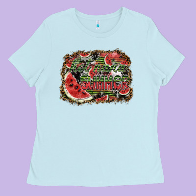 Hot Nana Summer Ladies Tee Designed By Sublimationcraftshop