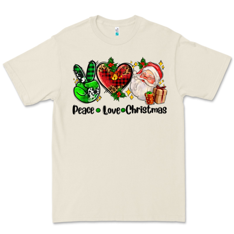 Peace Love  Christmas Premium Tee by AdoDesignShop | Teevron