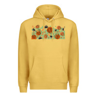 Antique Gold boho plant Premium Hoodie - TumblerDesignByShophia