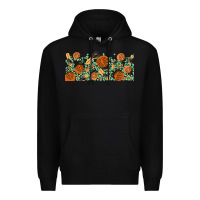 Black boho plant Premium Hoodie - TumblerDesignByShophia